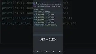 Combinatie de taste in PYCHARM IDE #shorts