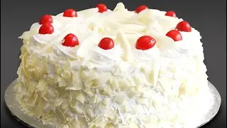 Oven ഇല്ലാതെ എളുപ്പത്തിൽ ഒരു White Forest Cake | Make Cake Without Oven | Homemade White Forest Cake