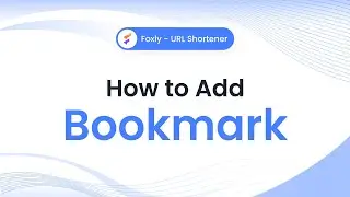 Foxly URL Shortener | Bookmark Button