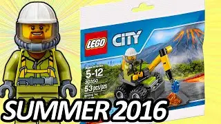 LEGO CITY Volcano Jackhammer (30350) FREE Promo Set ALL Official Pictures - レゴ シティ