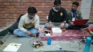 Fire fighting BOT @murious, #hackathon#techfest #juit#jaypeeuniversityofinformationtechnology