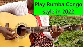 Famous chords to play Rumba Congo style in key of D (1 4 5) chord progression
