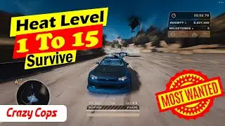 NFS Most Wanted Classic Edition Epic Police Chase Heat Level 1-15 + Escape