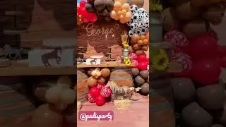 Cowboy party decorations 🐎 #balloon #cowboy #cowboyparty #fiestavaquera #northhollywood #sunvalley