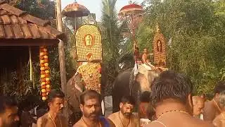 Palakkad  District Kunnankulangara  Kunnathkavu  Devi  Temple Pooram - December  2025 . Part - 18 .