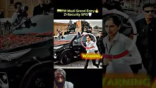 PM Modi Grand Entry 🇮🇳 Z+Security SPG🔥☠️ #spg #commando #modi #army #pmmodi #entry #security