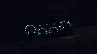 Chrysler HVAC control panel RGB slow fade LED conversion..