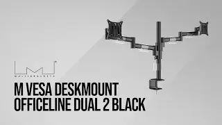 M VESA Deskmount Officeline Dual 2 Black