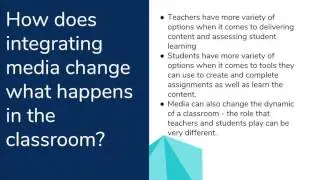 Justin Harvey - Philosophy of Media in Teaching