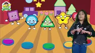 Let's draw shapes | super simple song | kids song | Areeka rhymes | Nursery rhymes