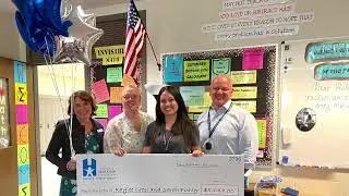 Hamilton Education Foundation presents check to Templeton teachers