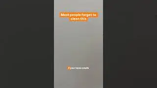 Most people forget to clean this