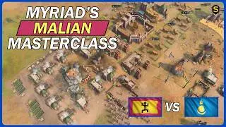 Top 16 Pro Myriad's Mesmerizing Malian Micro | Age of Empires 4 Pro Analysis