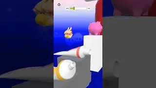 Squeezy Girl Jump Fun Merge 🦘 #fun #mobilegame #amogus #shortsfeed #crush #shorts
