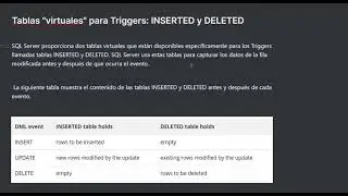 Triggers SQL Server