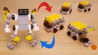 Мини-робот-трансформер грузовика-грузовика LEGO - Trucky #LEGO #MOC
