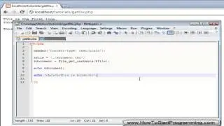 PHP Tutorial 24   Reading A File PHP For Beginners)