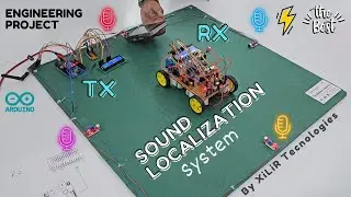 🔊 Sound Localization project :  track sound direction from source | Best Engineering project