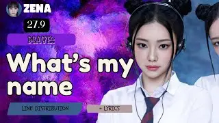 MAVE: - What's my name | Line distribution + Lyrics (Requested)