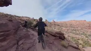 Mountain biking Moab.  Testing the new upgraded Hover X1 Pro drone.  #hoverx1pro #mtbmoab