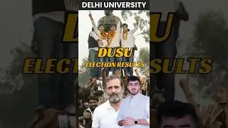 DUSU election results#dusu #congress #bjp #yshorts #du #delhiuniversity #abvp #nsui #maharastra