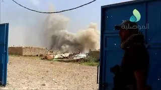 الموصلية ترافق الرد السريع باقتحام صناعة وادي عكاب بالجانب الايمن وترصد معالجة عجلات داعش المفخخة