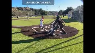 Matty pitching well 1 of 4 k’s today