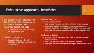 Feature selection