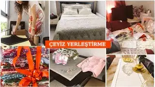 SONUNDA ÇEYİZ YERLEŞTİRMEYİ BİTİRDİK | TÜM TEKSTİL ÜRÜNLERİMİ GÖSTERDİM | ÇEYİZ YERLEŞTİRME 2