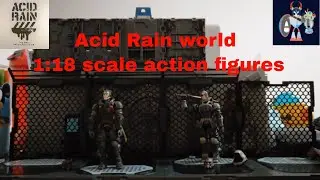 Acid Rain World Misshaku & Naraen 1:18 scale action figures - Norinu faction of Yamato. Fantastic