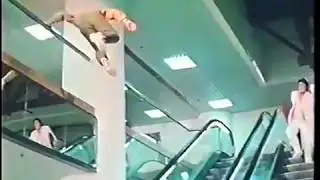silent escalator stunt