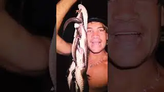 24 Hours Eating ONLY What I Catch With a KNIFE (Primitive Tribe)