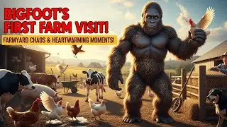 Bigfoot Visits a Farm for the First Time &ndash; Hilarious Farmyard Chaos and Heartwarming Moments!