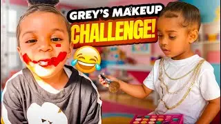 GREY DOES PHE&rsquo;s MAKEUP! 😫😫