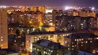 Хабаровск Зима Full HD Time lapse