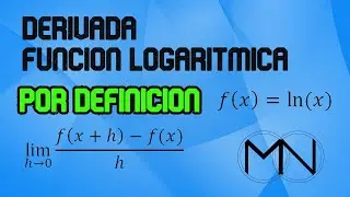 DERIVADA FUNCIÓN LOGARITMO NEPERIANO por definición | mediante límites | + BACHILLERATO +