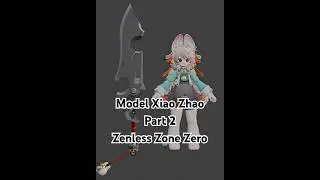Model & Weapon - Xiao Zhao | Zenless Zone Zero  #bcxiii #zzz #zenlesszonezero