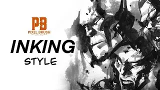 Pixel Brush Inking Style, #villain #character  #livedrawing #realtimevideos  #pb