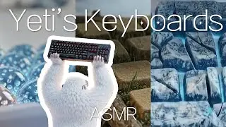 Какая клавиатура использует Yeti для спасения леса?🌿⌨ AS ASMR набирает звук