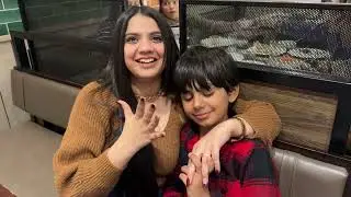 Aaj prenna di ne di sbko party 🎉 moj aa gyi anshu bhiya ke bdy m 😇❤️🎉