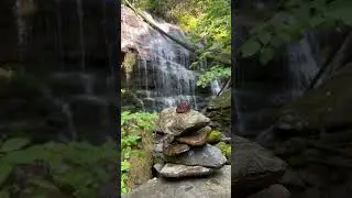 #peaceful #meditation #waterfall #rockstacking #nature #reconnect #outdoors  #activity #tranquility