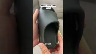 Adidas Yeezy Slide Onyx on hand #shorts  #yeezySlide #yeezySlideOnyx #onyx
