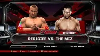 WWE-2k14 Raw Regigie Vs The Miz