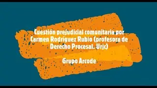 LA CUESTI&Oacute;N PREJUDICIAL COMUNITARIA