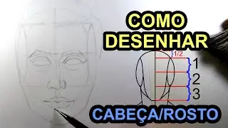 Como desenhar Cabeça Humana: Método Loomis  - Parte 1