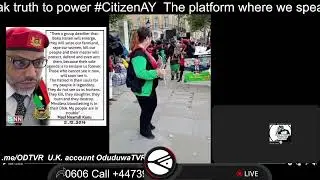 BIAFRA WOMEN PEACEFUL RALLY DAY 2 AT DOWNING STREET FREE NNAMDIKANU NOW #CitizenAY