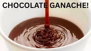 Glossy & Smooth Chocolate Ganache Glaze | Perfect for Cakes, Cupcakes & More!