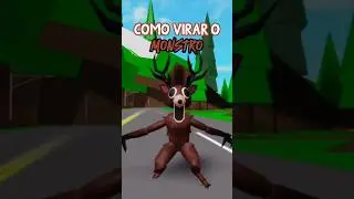 Como Virar O Monstro de 99 Noites na Floresta no BROOKHAVEN! 🦌🌲🌲 #shorts #roblox #shortvideo