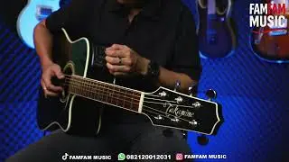 Review Gitar Takamine Pro Series EF341SC in Gloss Black Bon Jovi Signature  by Famfam Music