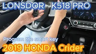 Lonsdor K518 Pro Adds HONDA Crider 2019 Smart Key using Lonsdor HD30- OBDII365